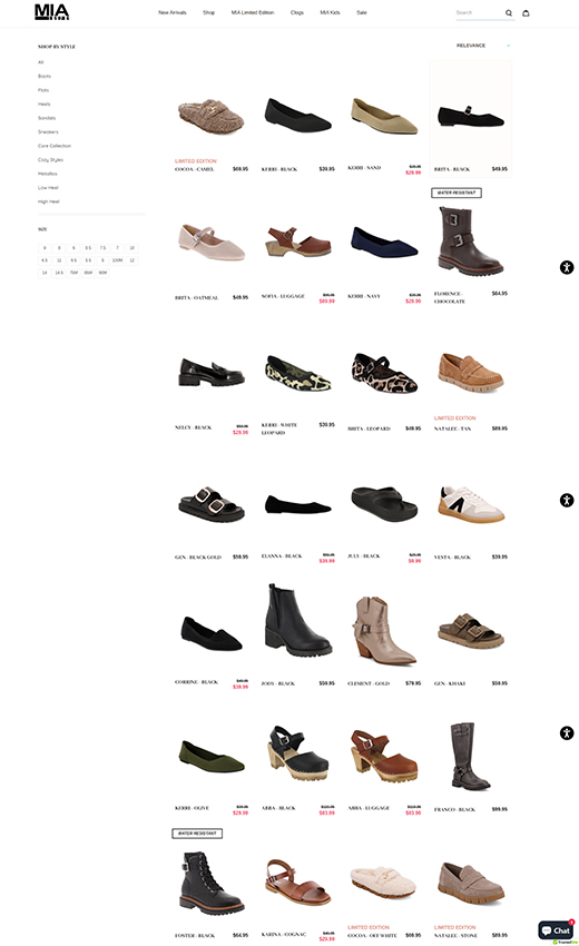 Mia Shoes