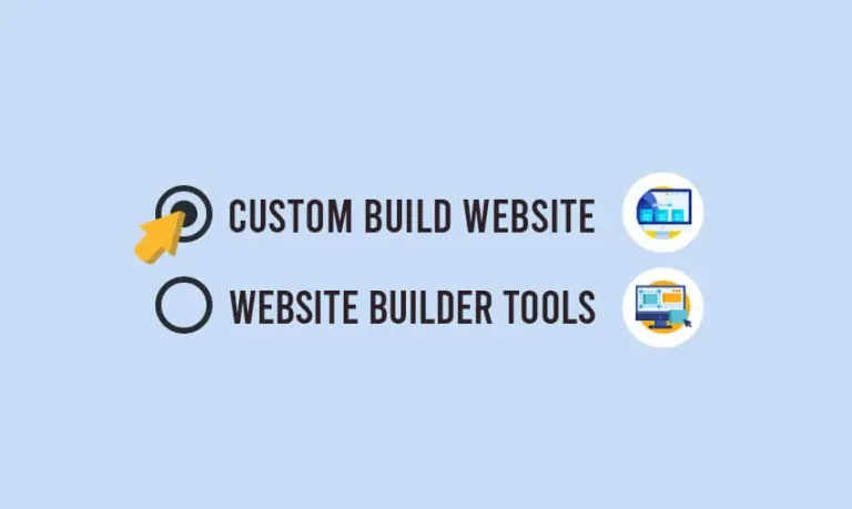 Advantages of Custom Built Sites vs Online Website Builder Tools