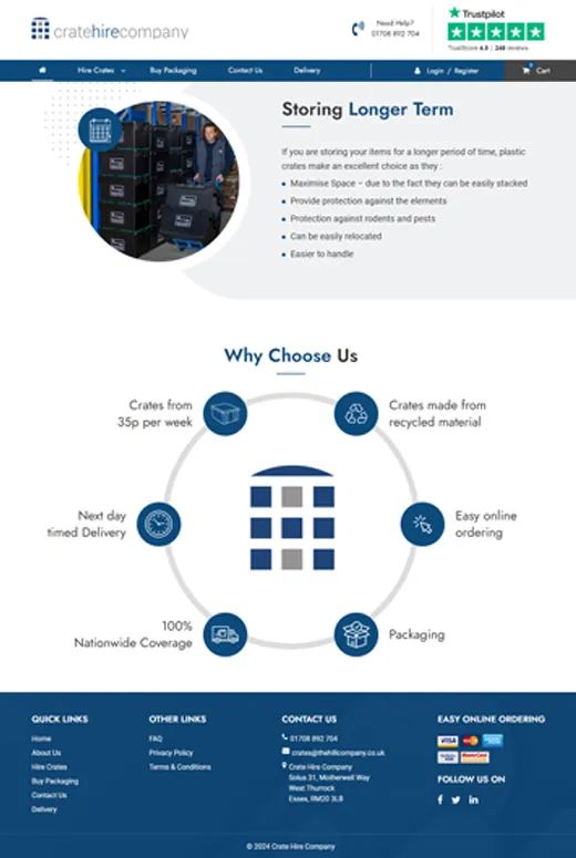 Crate Hire Company